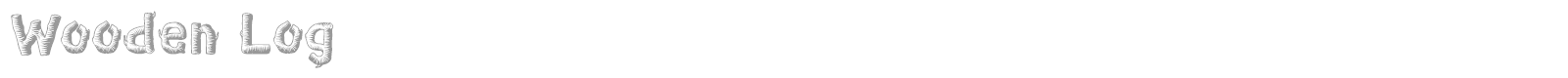 Wooden Log font preview
